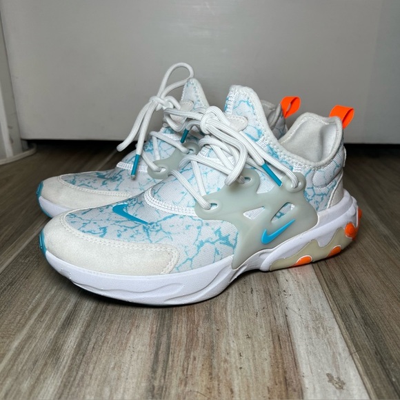 Nike React Presto Cracked CT6624-100 Youth Sneakers - Picture 1 of 10